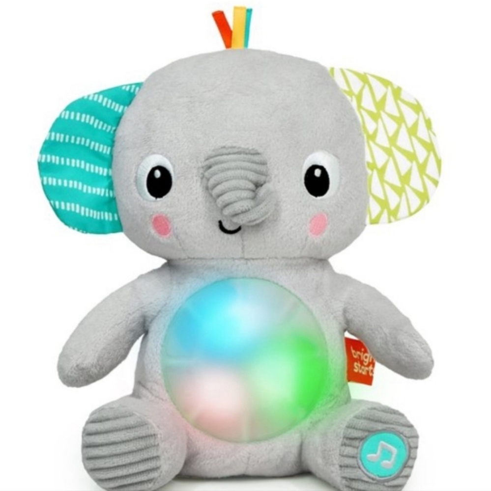 Bright Starts Hug-a-Bye Baby Elephants Soothing Toy